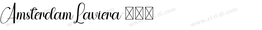 Amsterdam Laviera字体转换